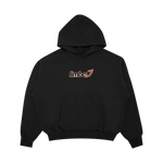 GALAXY BLACK EMBROIDERED HOODIE