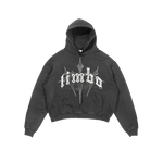 FAITH VINTAGE BLACK HOODIE